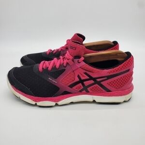 ASICS Fluid Axis Womens Shoes Size 9 Pink Black T582N